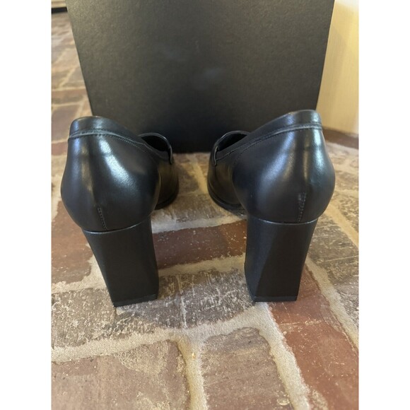 Giao Deen Leather Mid High Block Heel Square Toe Tassel Dress Pumps EU 42 /US 11 - Picture 7 of 14